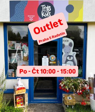 🎉 OTEVŘENO! Náš kamenný OUTLET je tady. ✨ Slevy 30–80 % na starší kolekce. 🍼 Pro miminka: body, overaly, deky, plenky,...